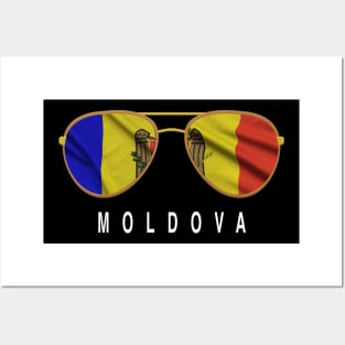 Moldova Sunglasses, Moldova Flag, Moldova gift ,   Moldovan , Posters and Art